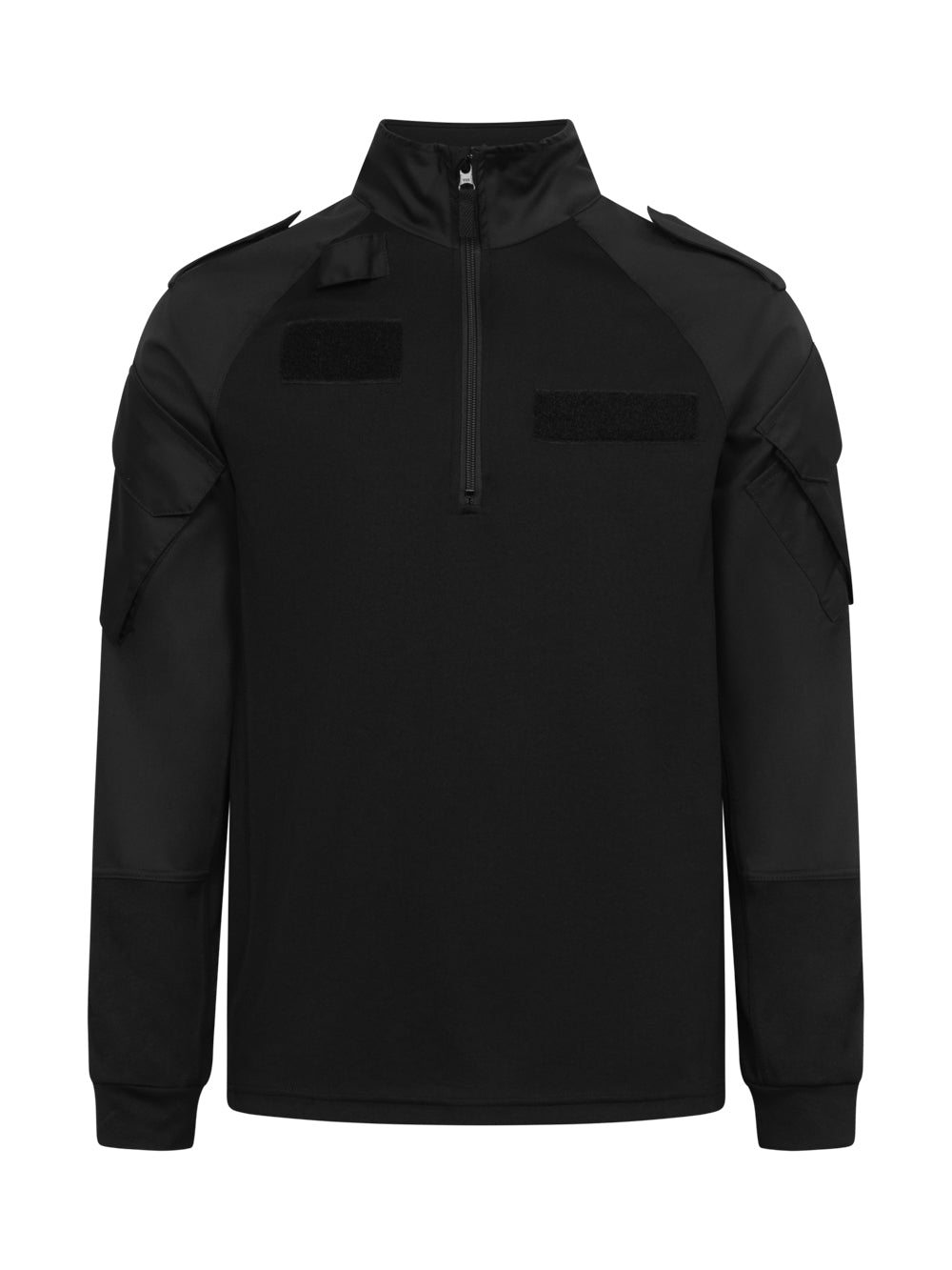 Musta vartijan kenttäpaita korkealla kauluksella. Kaulus avattavissa vetoketjulla. Olkapäissä olkapoletit, toisella olalla kiinnikkeet Virve- puhelimelle.