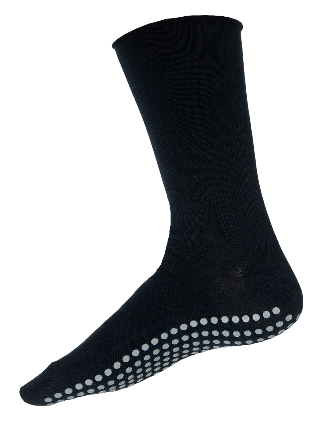 Tummansiniset liukuestesukat. Kiristämätön varsi.