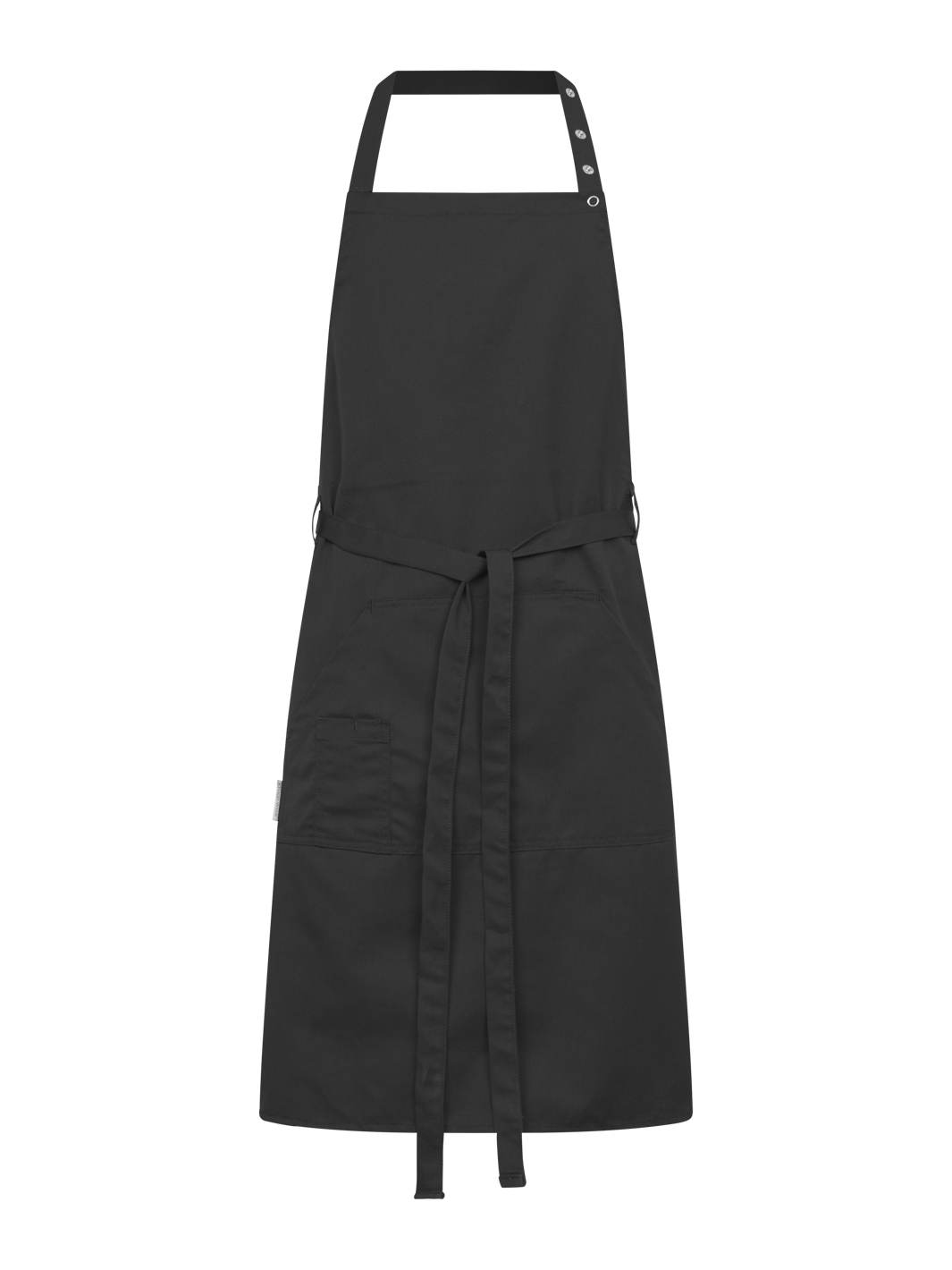 Kuvassa Image Wearin musta taskullinen suutarin esiliina. 