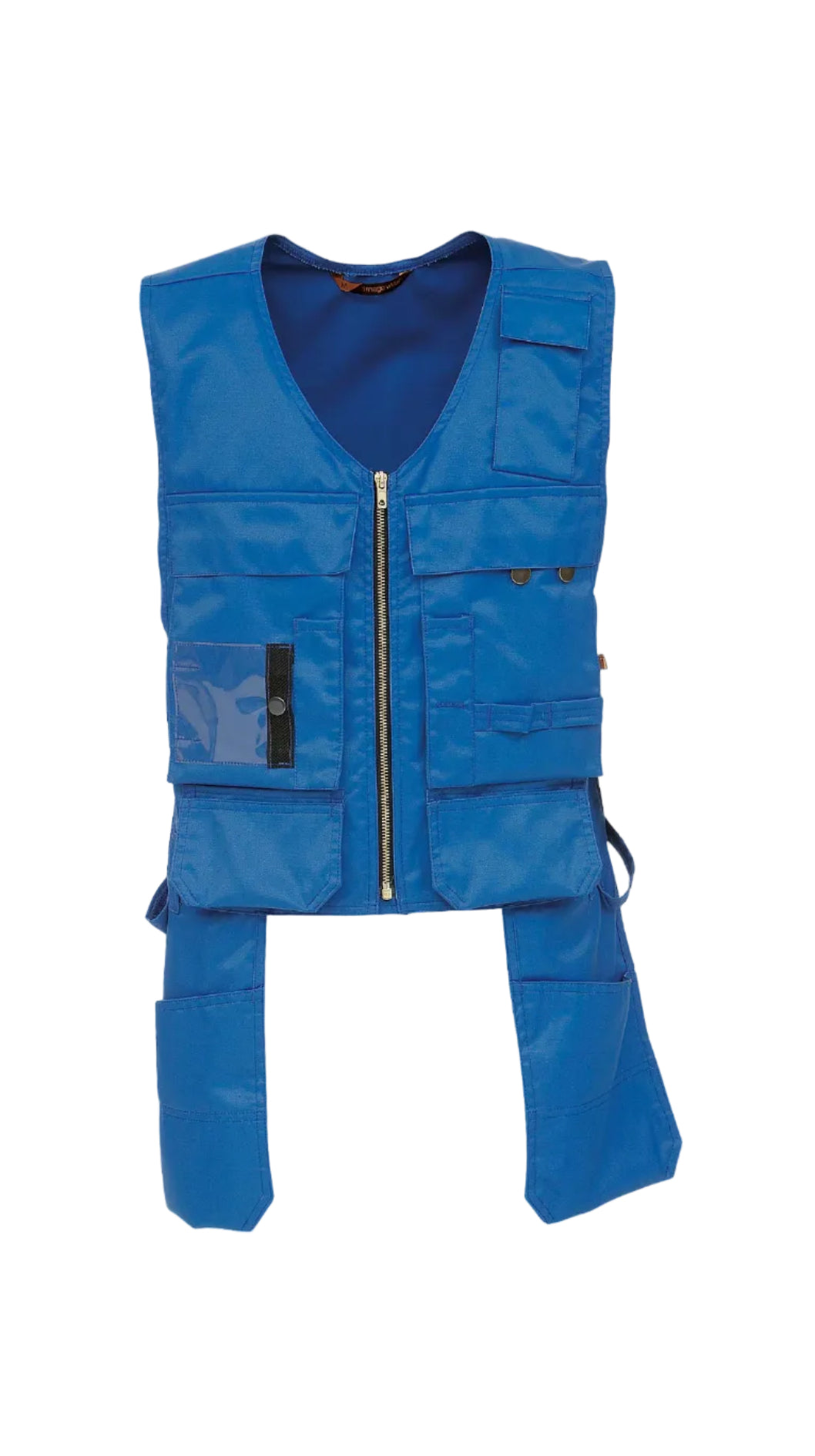 Vest with hanging pockets