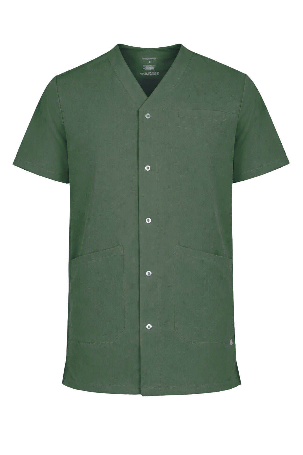 Image Wearin lyhythihainen vihreä jakku nepparikiinnityksellä esim. hoitotyöhön