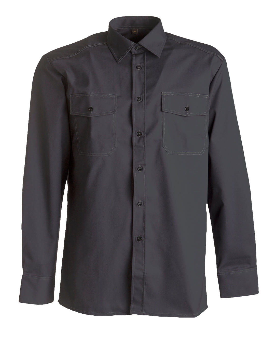 Twill shirt, long sleeve