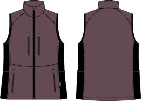 Women's softshell vest, VIRE