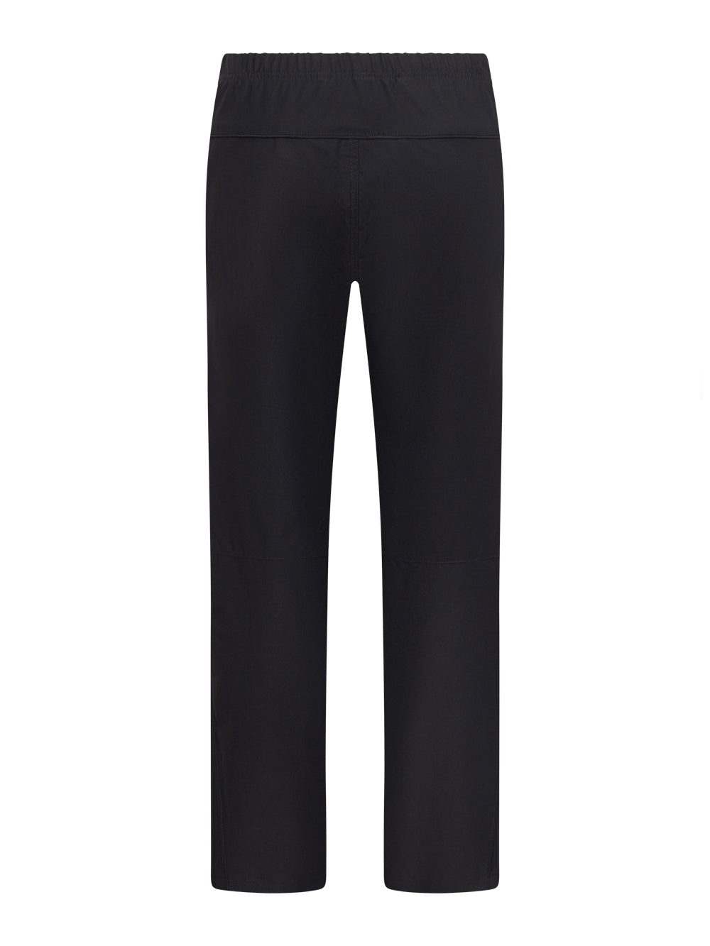 Tummansiniset housut takaapäin kuvattuna. 