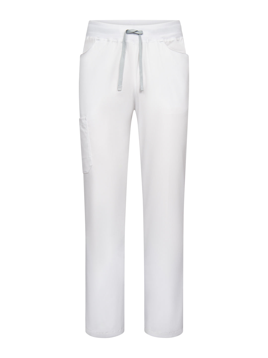 VIRE valkoiset unisex-housut. Housuissa on viisi taskua: etutaskut, takataskut ja 1 reisitasku. Tarkkaan mietittyjä yksityiskohtia, joiden avulla jokainen voi säätää housut itselleen sopivaksi. Vyötäröllä miellyttävä resori, jonka lisäksi kuminauha ja nyörikiristys. Lahkeensuissa kuminauhasäätö.