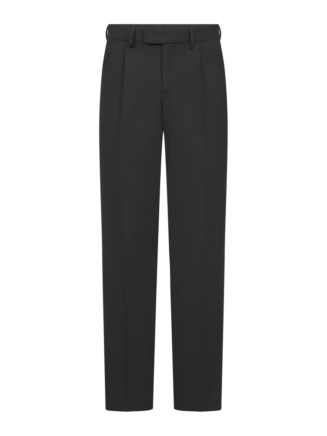 Mustat vekilliset miesten suorat housut. 