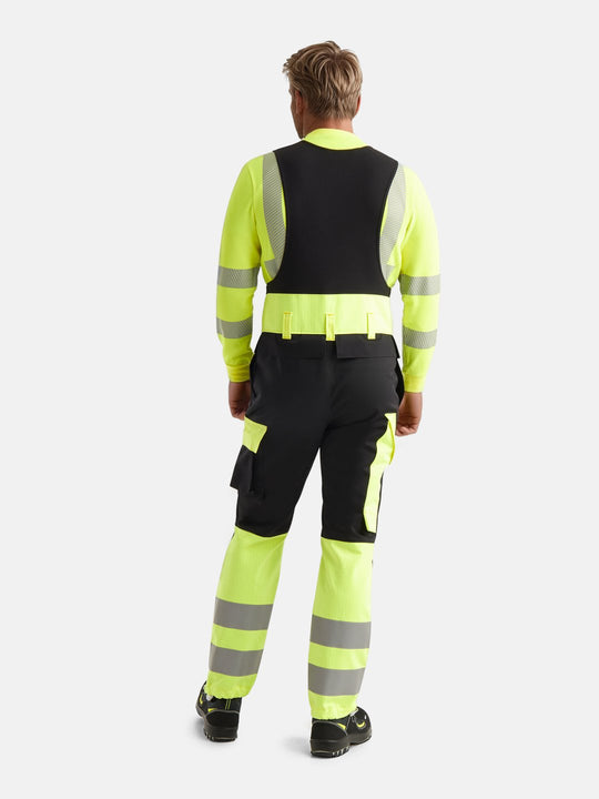 High visibility vest coverall