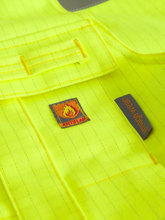 High visibility vest coverall
