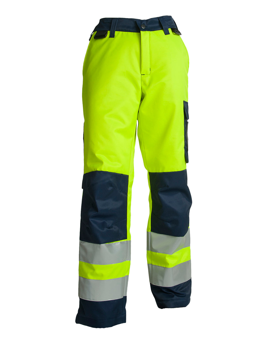 High-visibility winter trousers, class 2