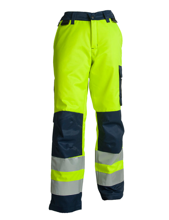 High-visibility winter trousers, class 2
