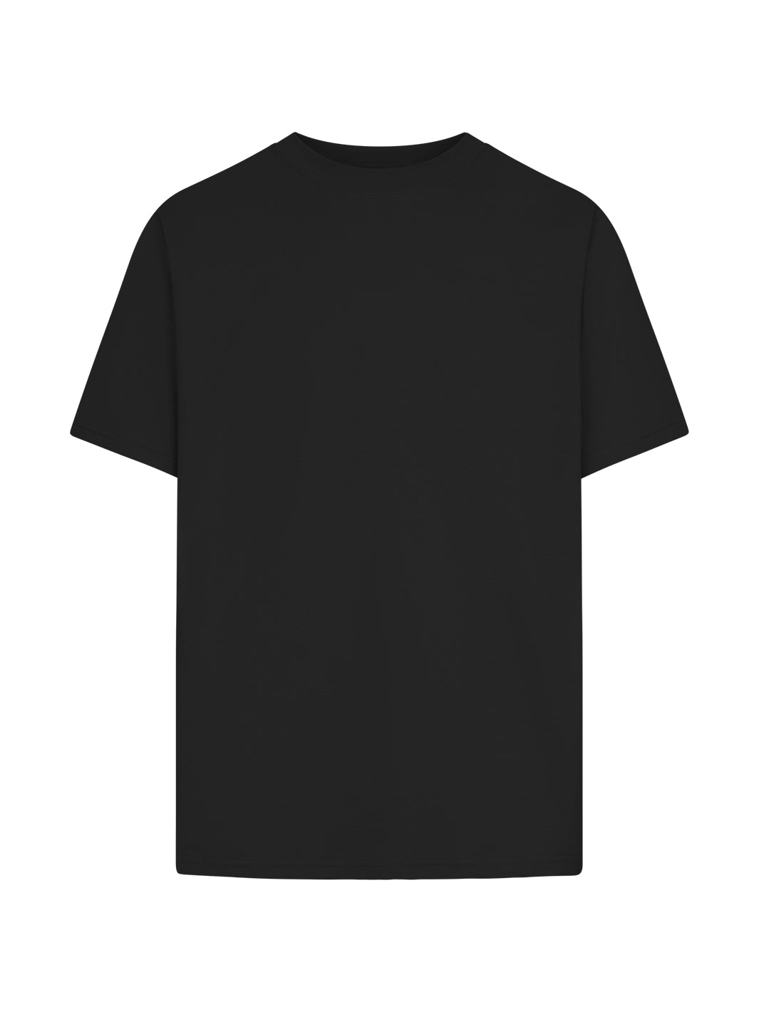 Image Wearin musta perus T-paita. Unisex malli. 