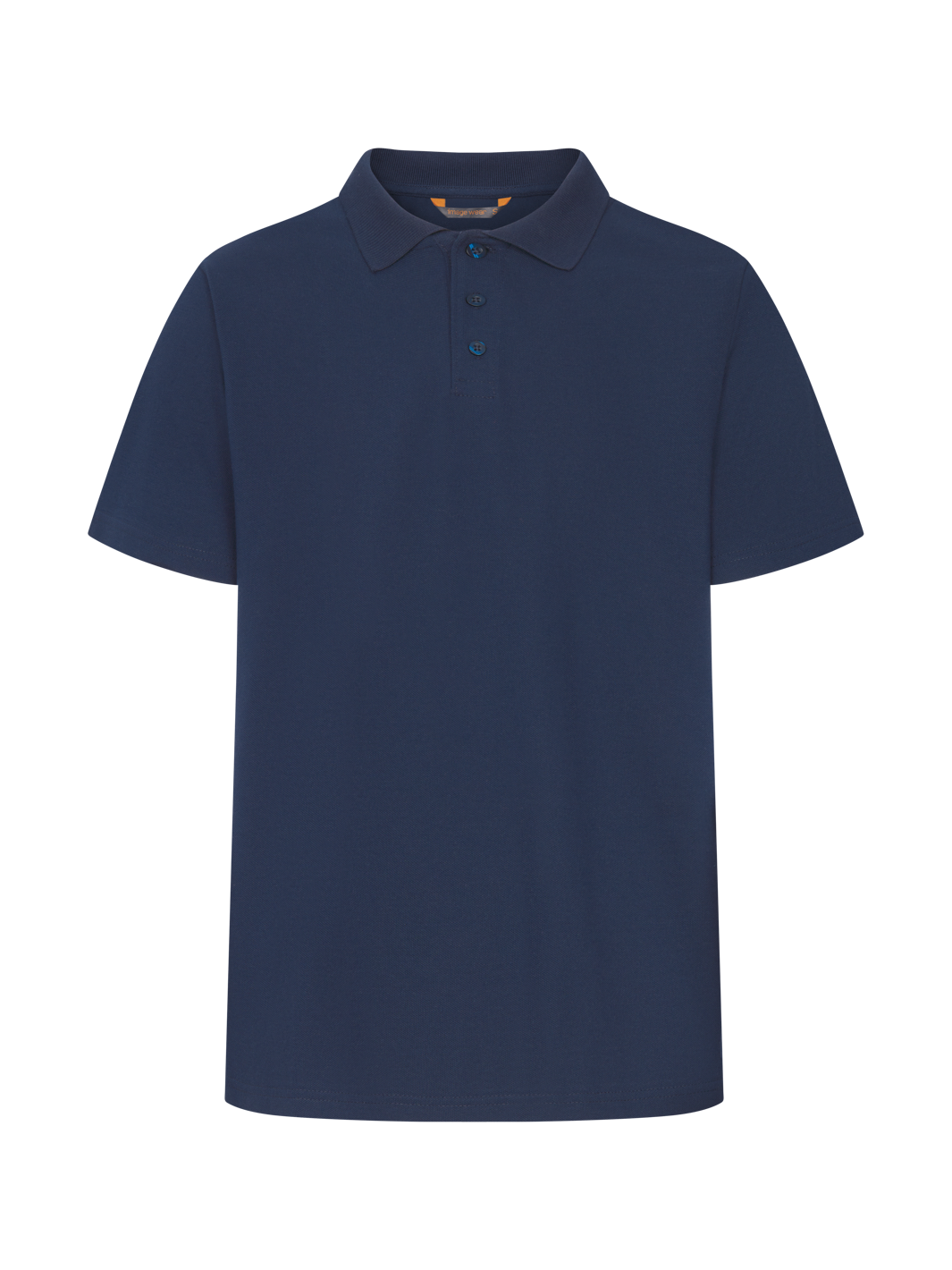 Miesten lyhythihainen tummansininen pikeepaita