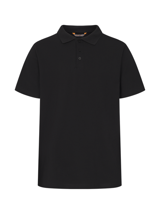 Miesten lyhythihainen musta pikeepaita