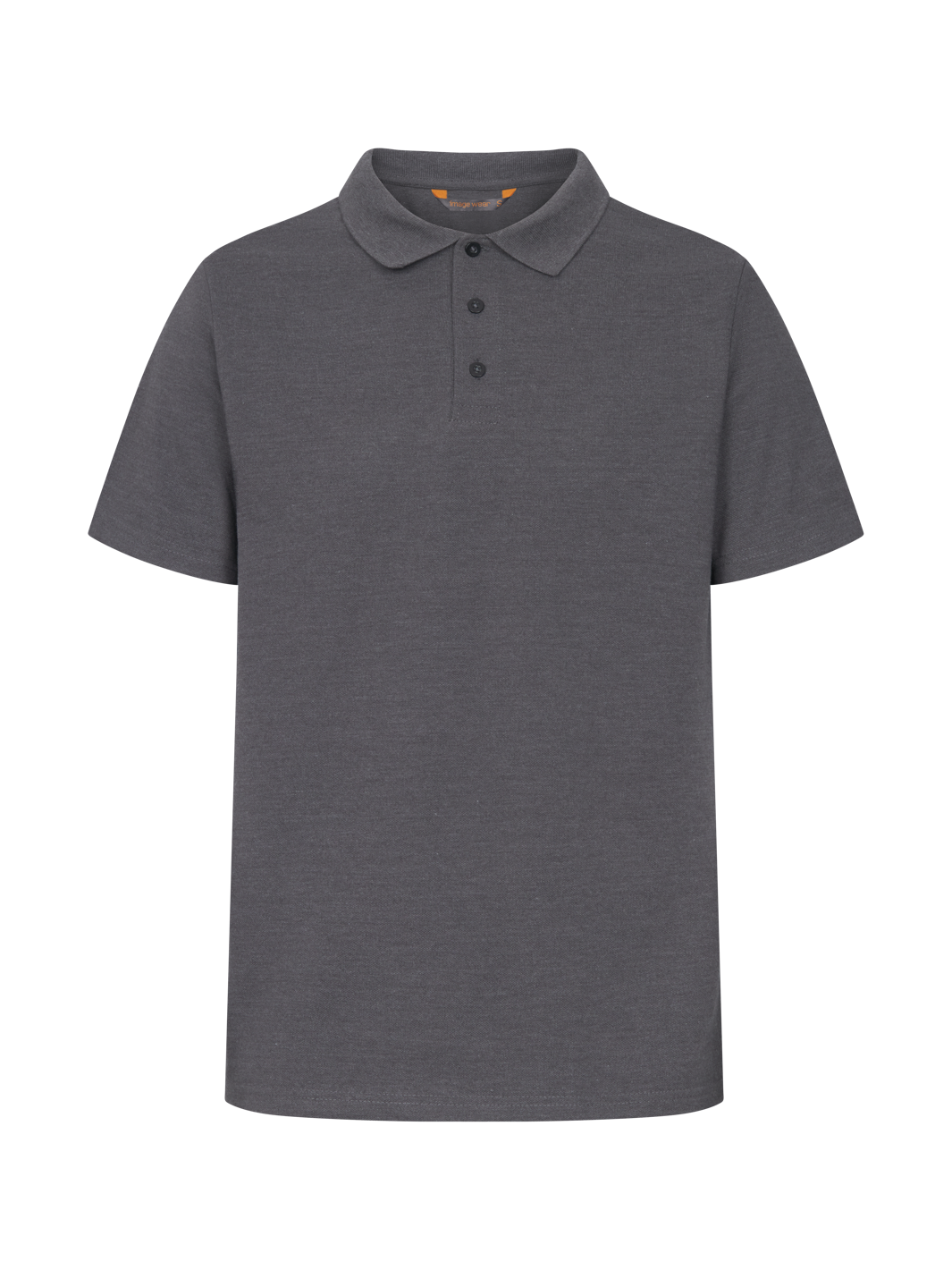 Miesten lyhythihainen harmaa pikeepaita