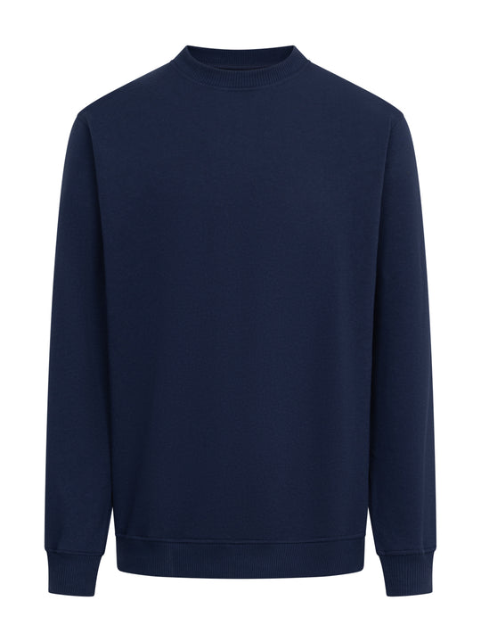 Tummansininen collegepaita. 