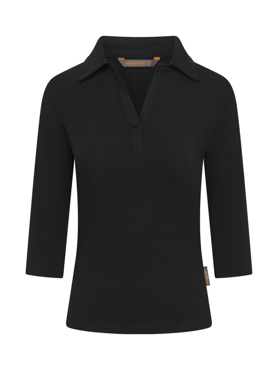 Women's office shirt, 3/4 sleeves, slim