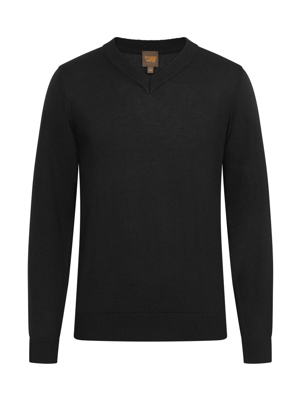 Musta Image Wearin neulepaita v-pääntiellä. 