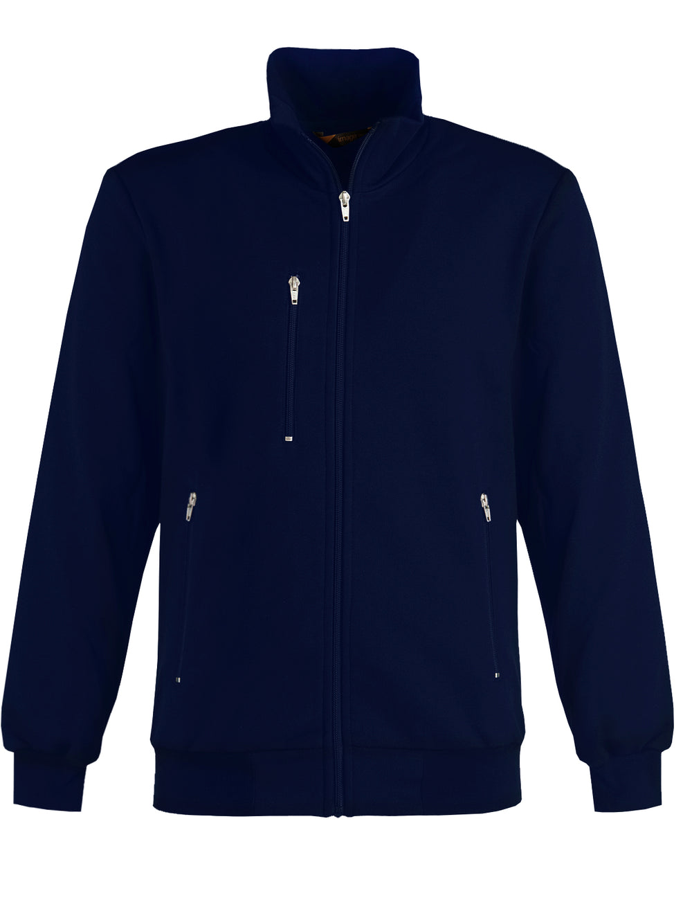 College jacket with zipper closure, unisex