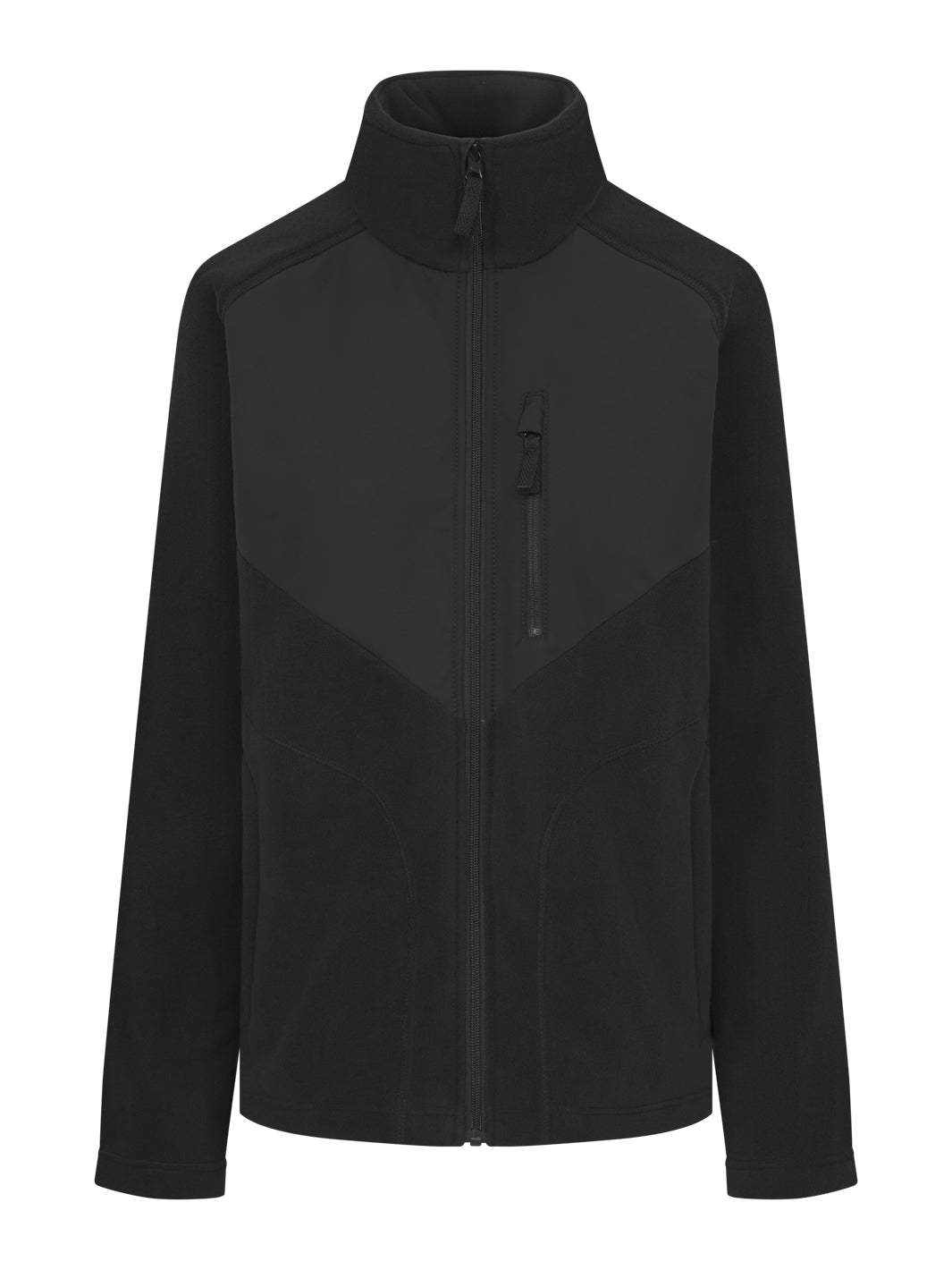 Musta unisex fleecetakki Image Wearin mallistosta. 