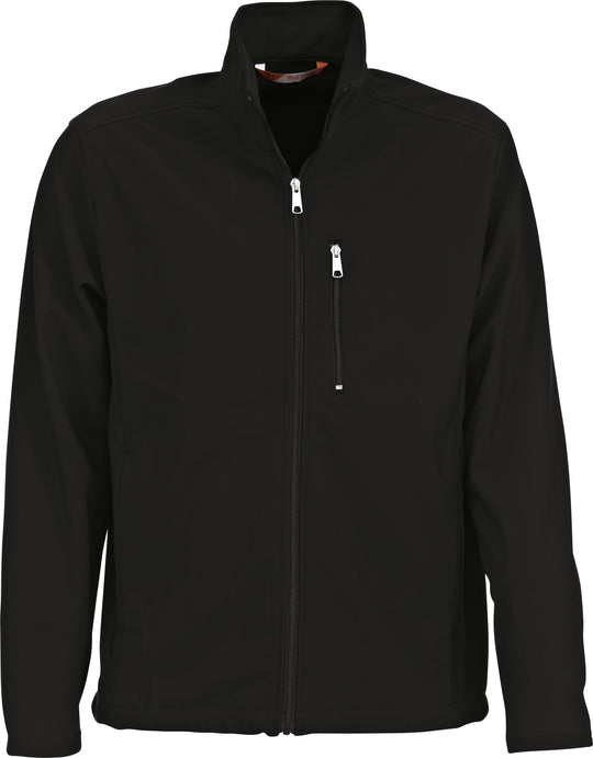 Men's softshell jacket, large sizes