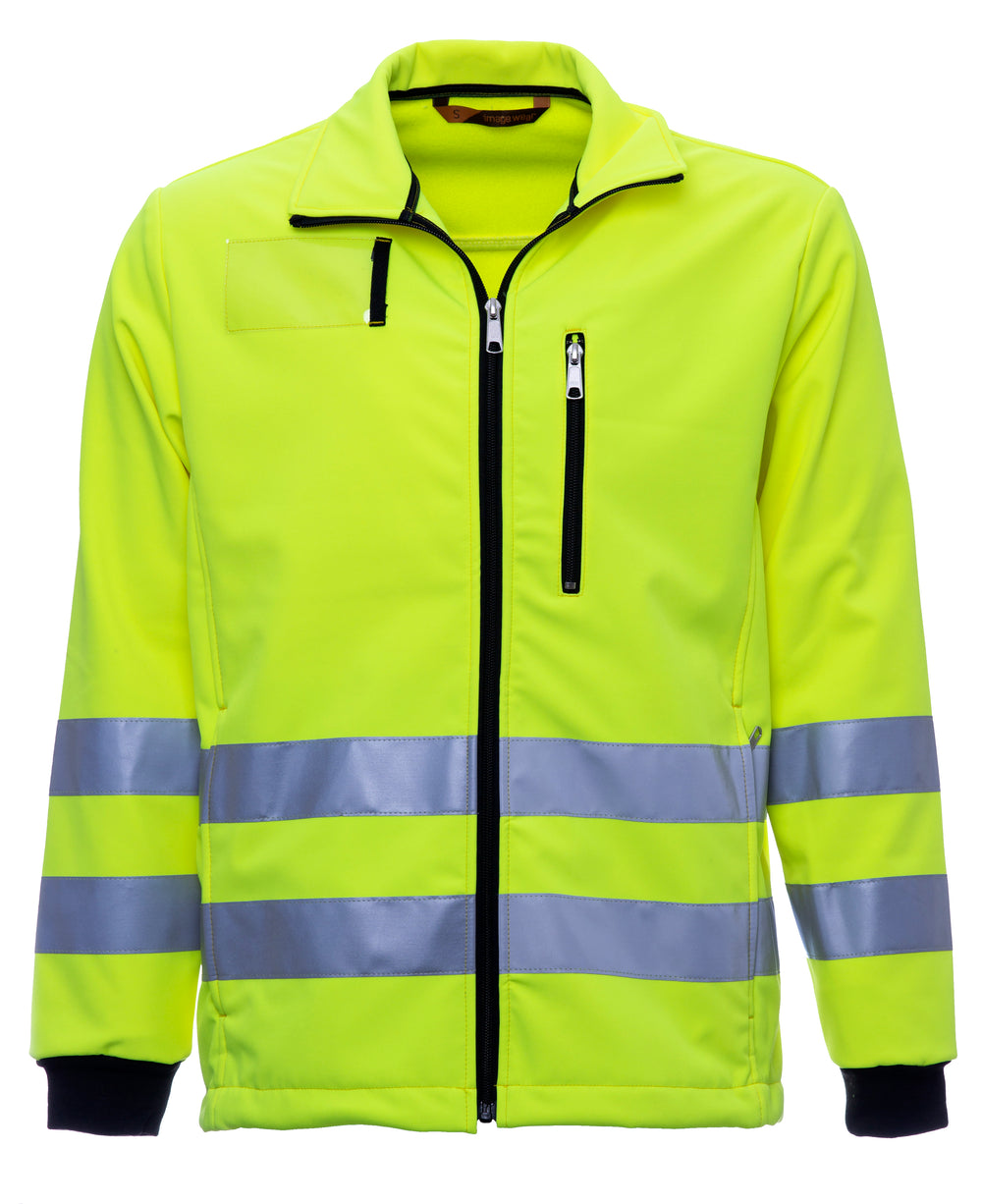 Hiigh-visibility softshell jacket