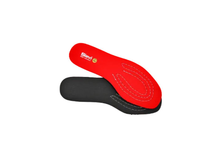 Sievi pressure relief pohjalliset. Päällinen punainen ja pohja musta. 