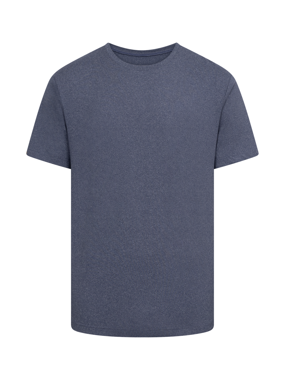 Kuvassa meleerattu sininen unisex t-paita. 