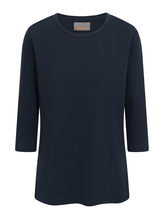 Women's T-shirt, loose, 3/4 sleeve