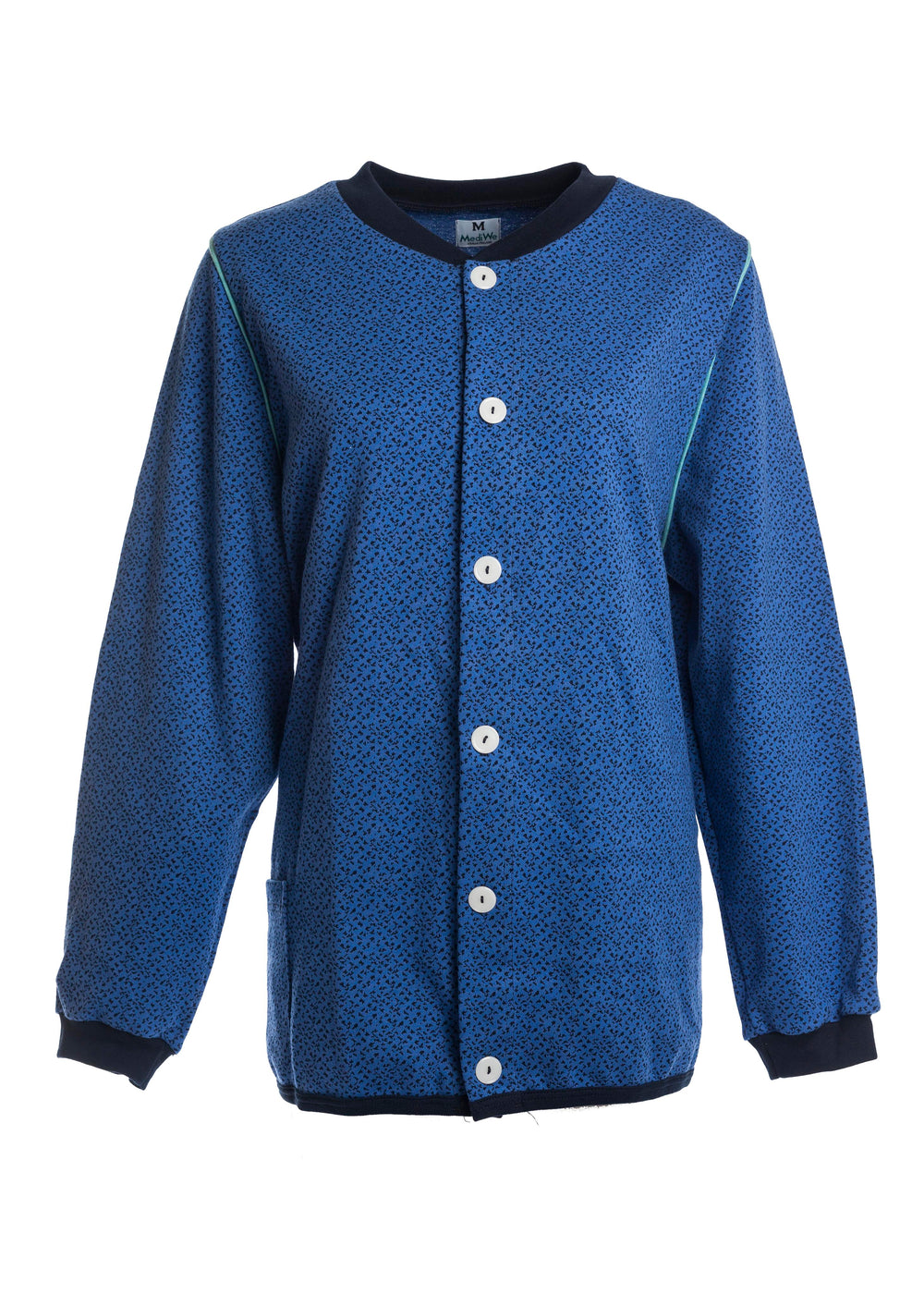Loungewear top with a 'chip' pattern
