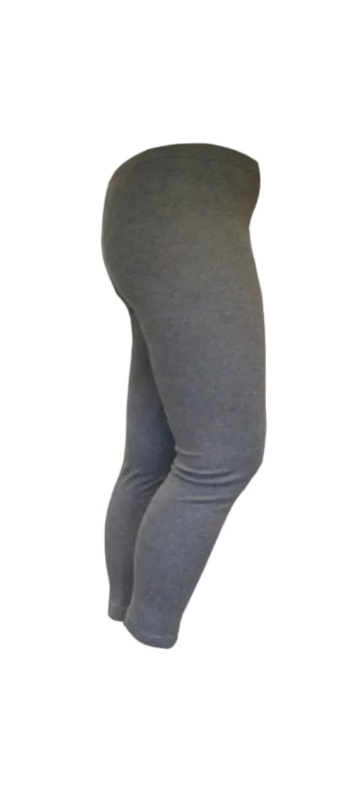 Imaeg Wearin harmaat trikoolegginsit. Kuminauhavyötärö.