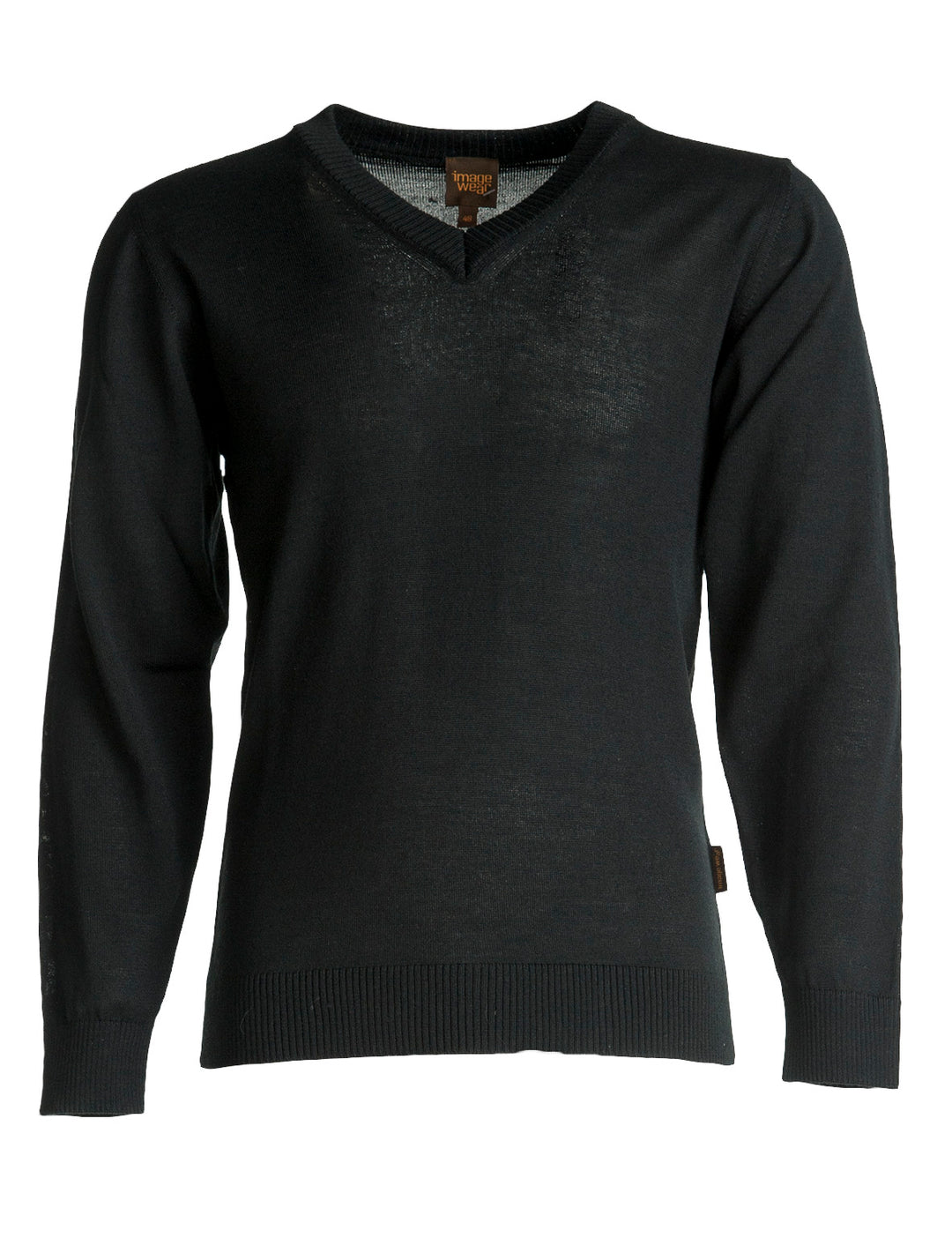V-aukollinen musta neulepusero sopii hyvin puettavaksi t-paidan tai kauluspaidan päälle. Pitää lämpimänä, mutta samalla myös hengittää. Materiaali miellyttävää villasekoitetta. 