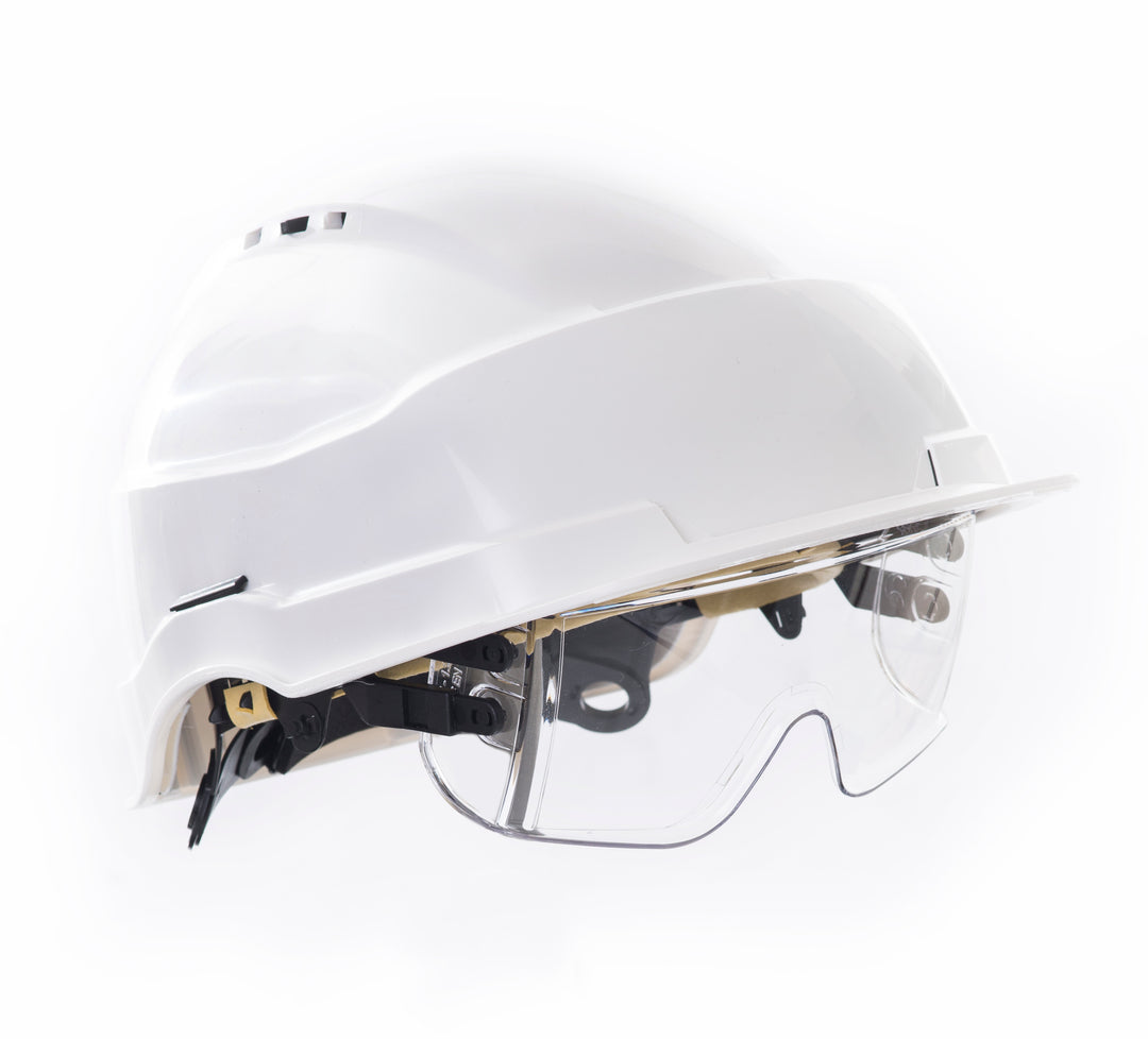 Protective helmet Iris 2 with eye protection